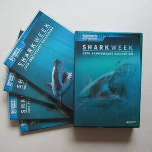 Sharkweek 20th Anniversary Collection Discovery Channel 4 DVD Set